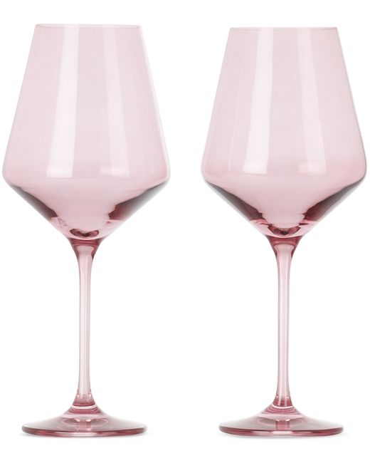 Estelle Colored Glass Wine Glasses 16.5 oz