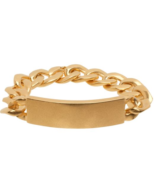 Maison Margiela Gold Curb Bracelet