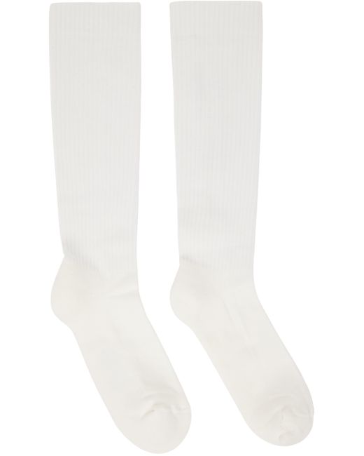 Rick Owens DRKSHDW Off-White Urinal Socks