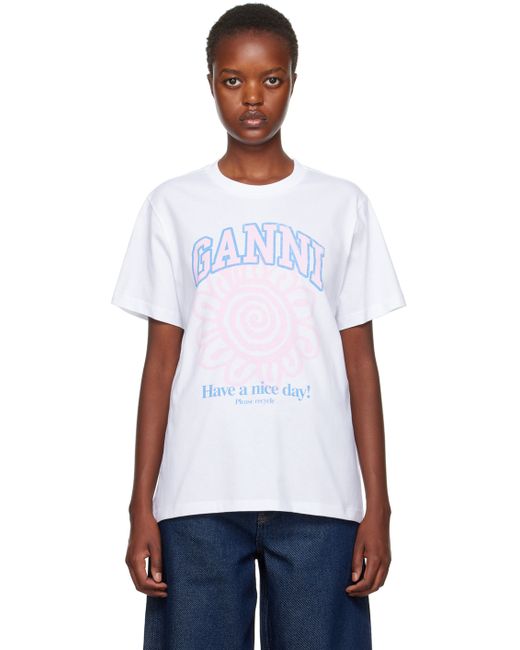 Ganni Flower T-Shirt