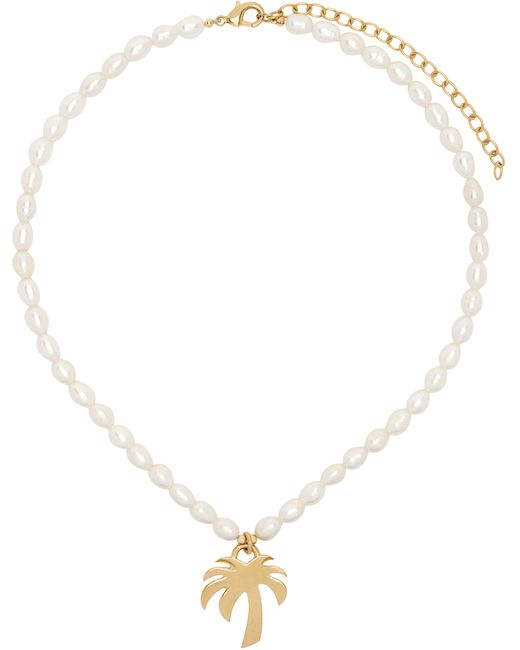 Palm Angels Pearls Palm Necklace
