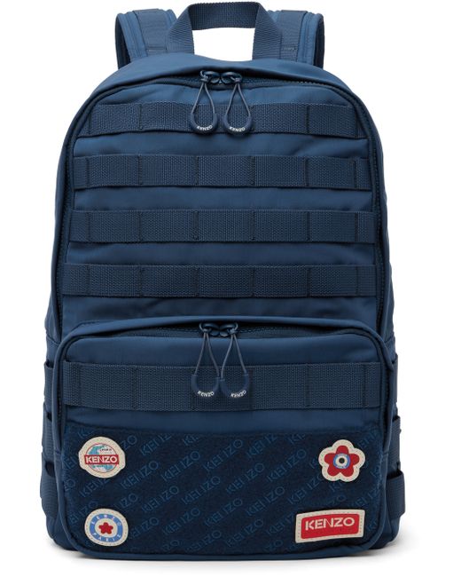 Kenzo Navy Paris Jungle Backpack
