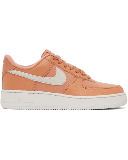 Nike Orange Air Force 1 07 LX Sneakers