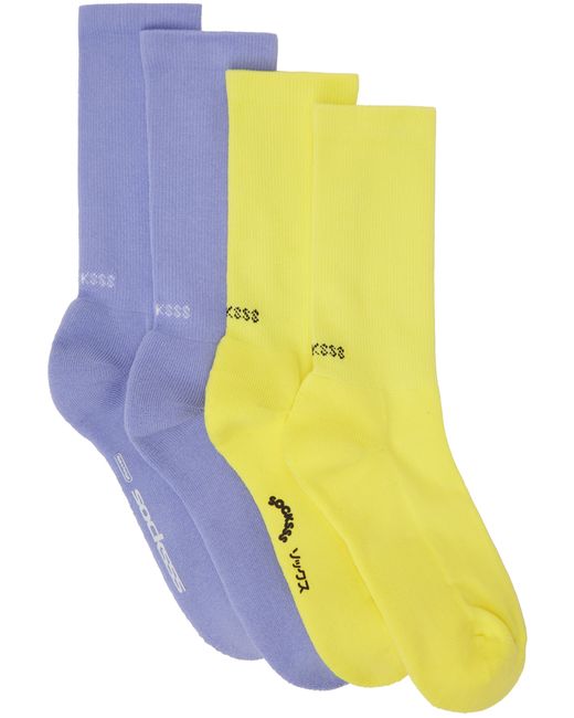 Socksss Two-Pack Yellow Socks
