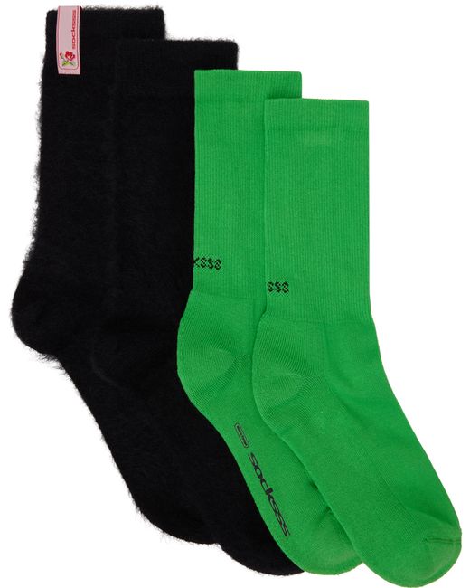 Socksss Two-Pack Black Socks