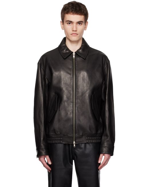Dunst Zipped Leather Jacket