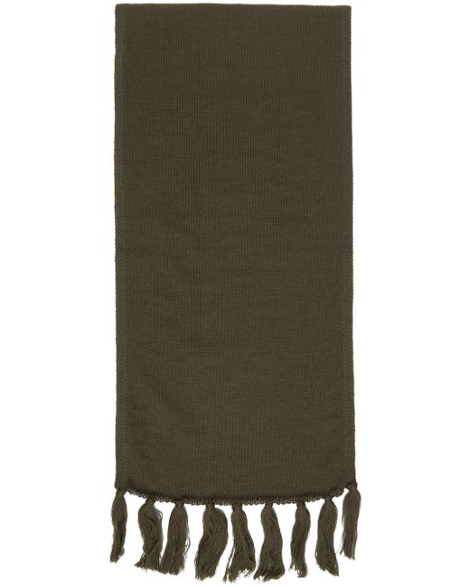 Our Legacy Khaki Knitted Scarf