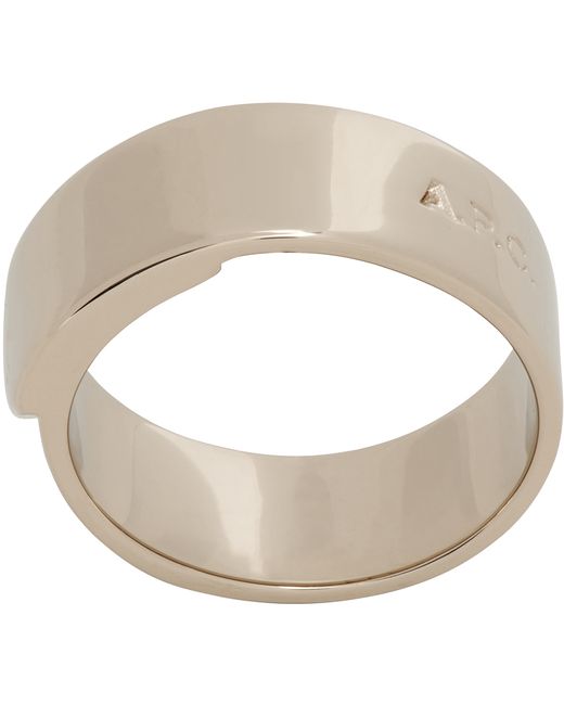 A.P.C. . Gold Charly Fine Ring