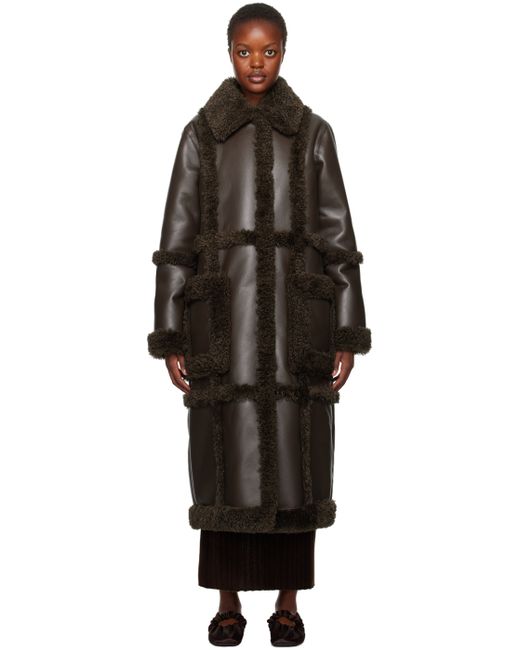 Stand Studio Patrice Faux-Leather Coat