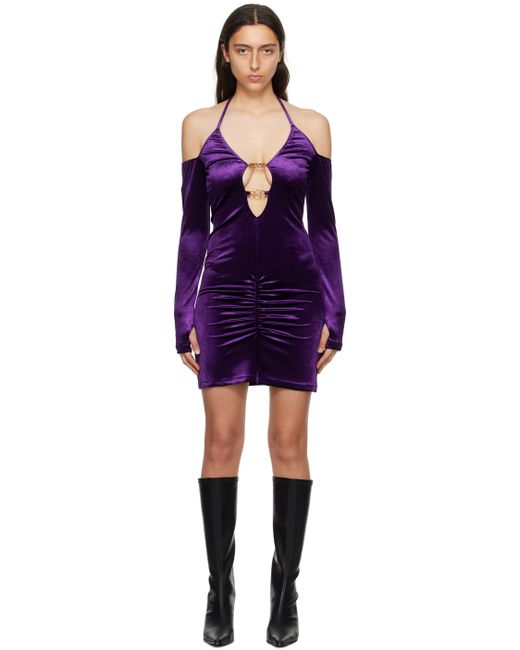 Versace Jeans Couture Ruched Minidress