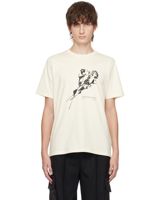 The World Is Your Oyster Off-White Floral T-Shirt