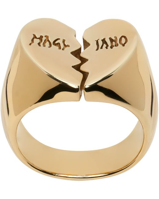 Magliano Gold Broken Heart Ring