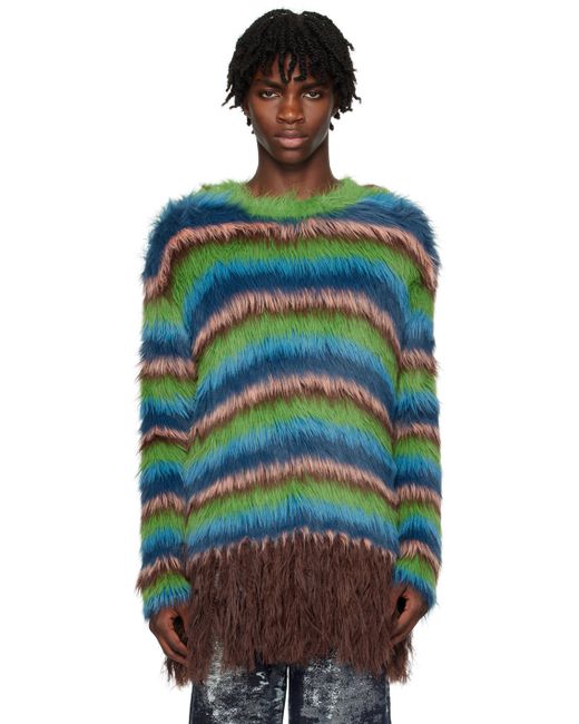 Taakk Multicolor Fringe Sweater