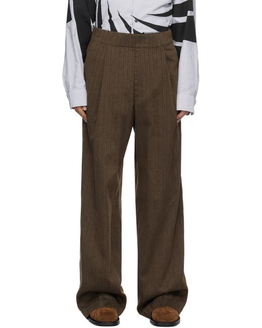 Dries Van Noten Striped Trousers