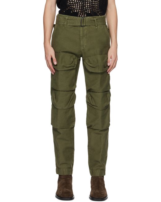 Dries Van Noten Garment-Dyed Cargo Pants