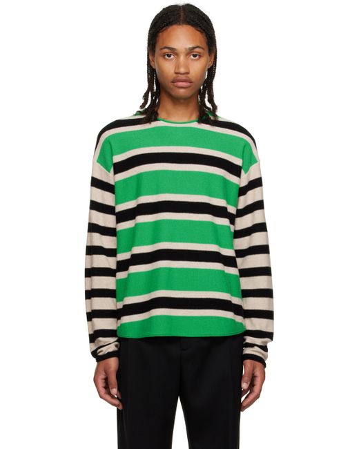 Guest in Residence Black Striped Sweater