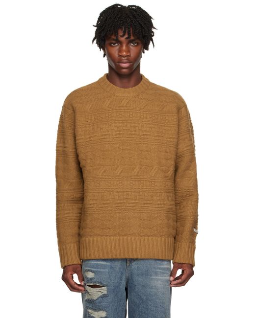 Ader Error Brown Oversized Sweater