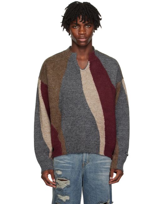 Ader Error Intarsia Sweater