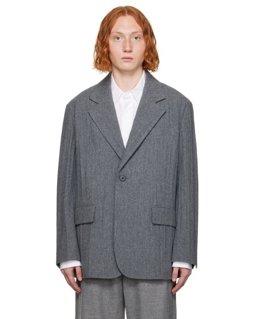 Solid Homme Pleated Blazer