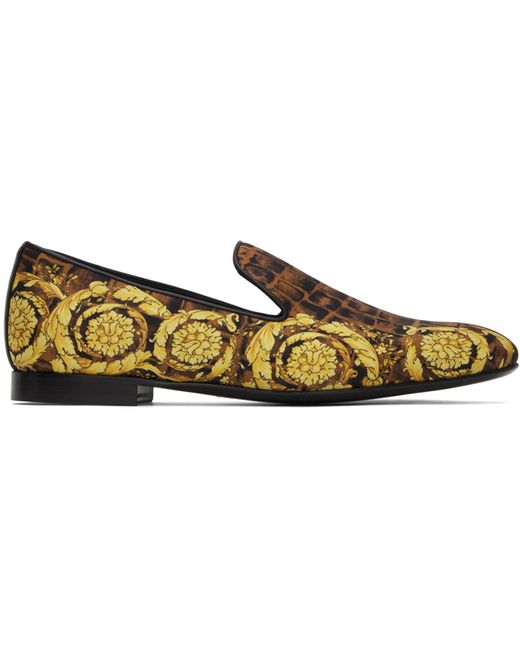 Versace Baroccodile Loafers