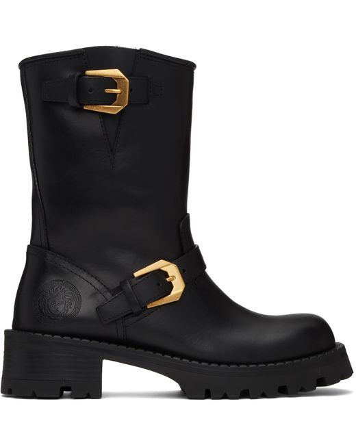 Versace Buckled Boots