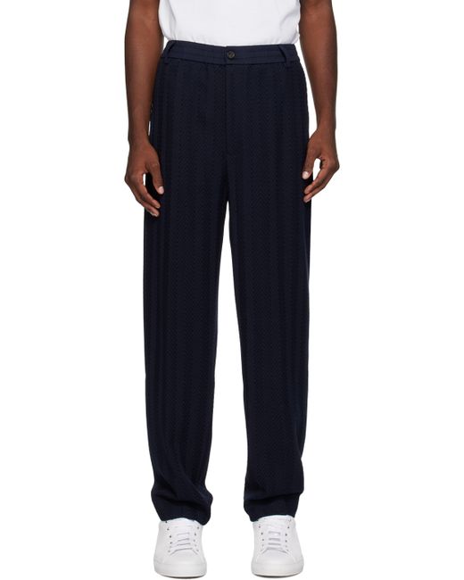 Missoni Navy Tapered Trousers