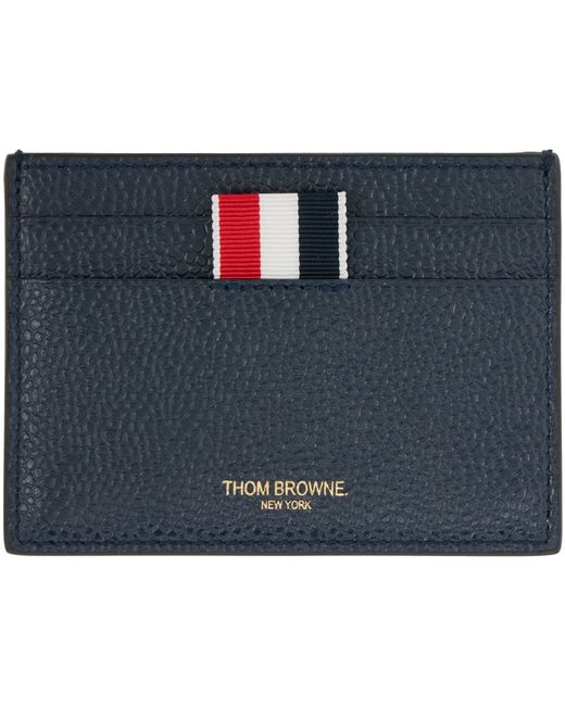 Thom Browne Navy Hector Card Holder