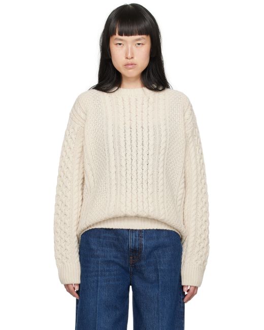 Totême Off-White Chunky Sweater