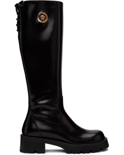 Versace Knee-High Boots