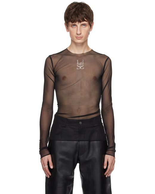 Ludovic De Saint Sernin Crystal Long Sleeve T-Shirt