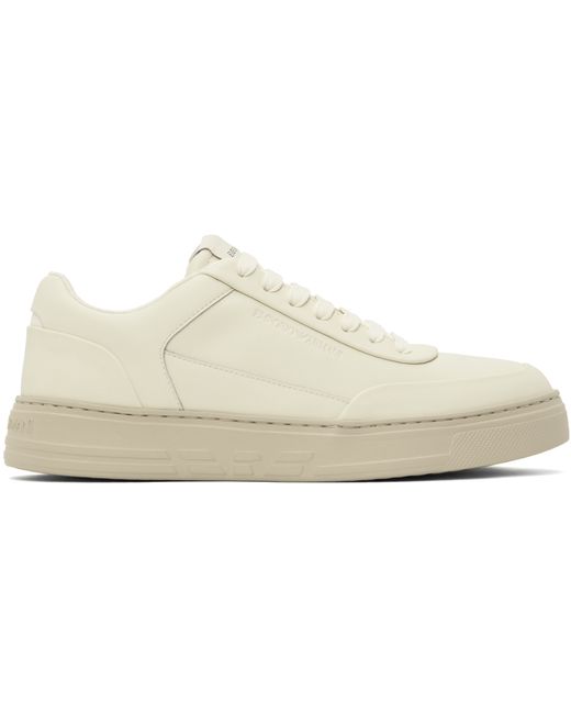 Emporio Armani Off Embossed Sneakers