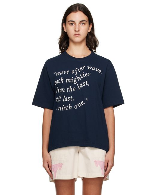 S.S.Daley Navy Waves T-Shirt