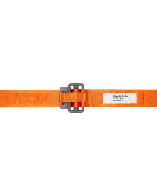 Heron Preston Orange Tapebelt Classic Belt