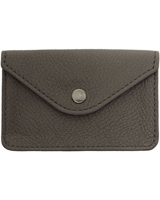 Lemaire Exclusive Gray Enveloppe Card Holder
