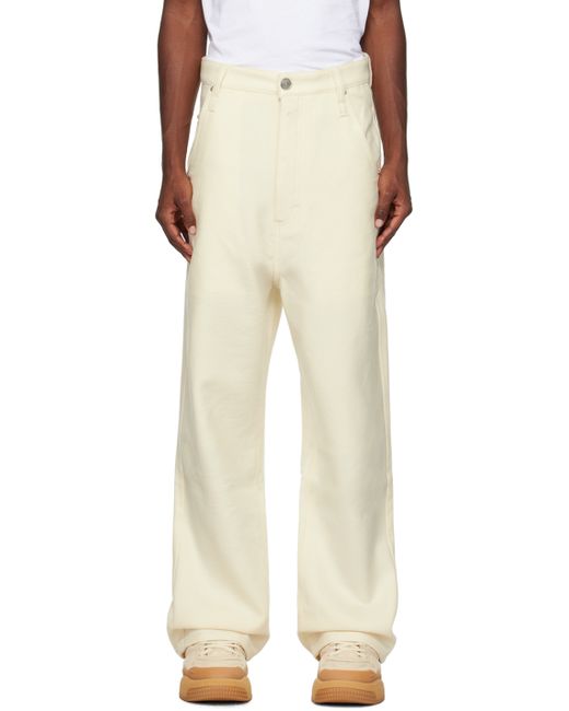 AMI Alexandre Mattiussi Off Baggy Fit Trousers