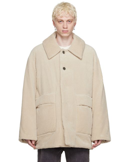 Wooyoungmi Off Spread Collar Down Coat
