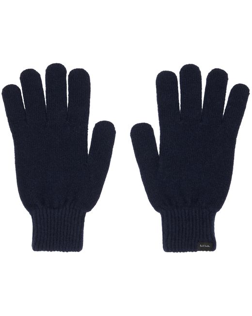 Paul Smith Navy Patch Gloves