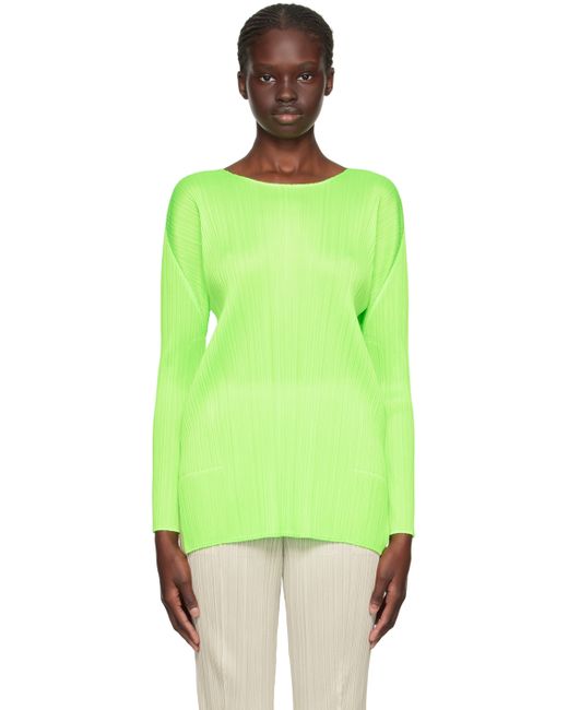 Pleats Please By Issey Miyake Monthly Colors September Long Sleeve T-Shirt