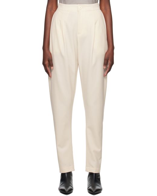 Issey Miyake Off High-Rise Trousers