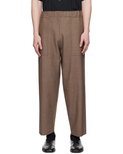 Homme Pliss Issey Miyake Inlaid Trousers