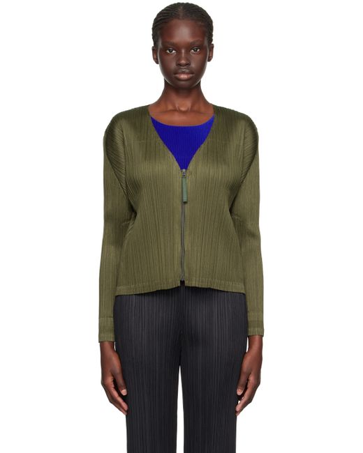 Pleats Please By Issey Miyake Monthly Colors September Cardigan