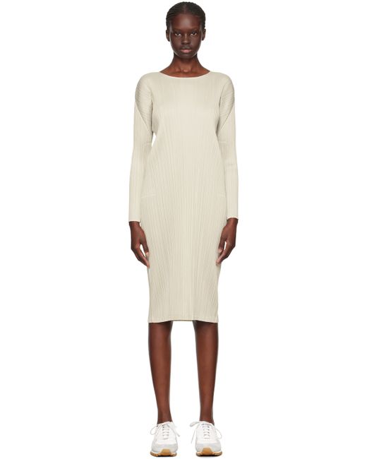Pleats Please By Issey Miyake Monthly Colors September Midi Dress