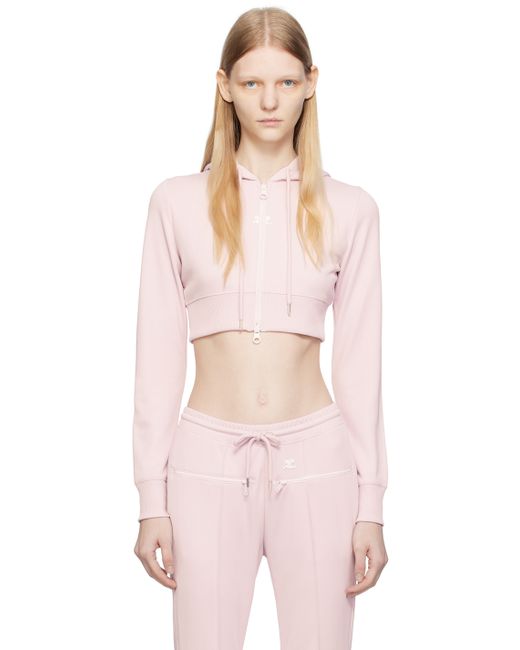 Courrèges Cropped Hoodie