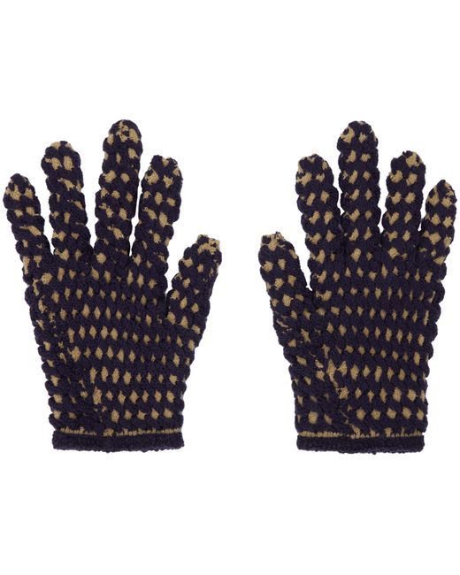 Isa Boulder Navy Tightweave Gloves