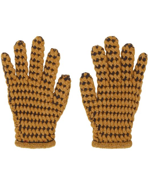 Isa Boulder Yellow Tightweave Gloves