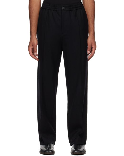 Solid Homme Pinched Seam Trousers