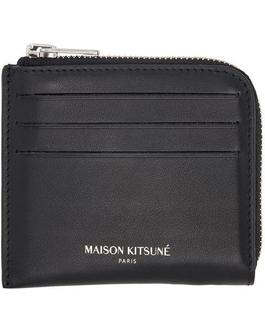 Maison Kitsuné Zipped Card Holder