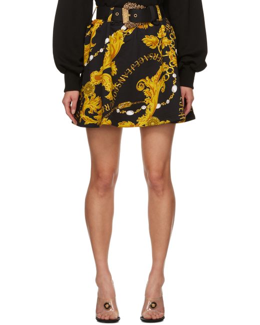 Versace Jeans Couture Printed Miniskirt