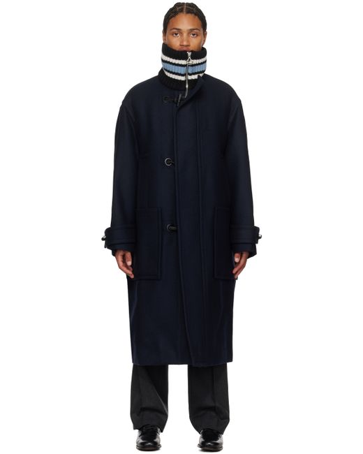 Solid Homme Navy Padded Coat