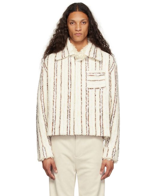 young n sang Off Hand-Woven Jacket